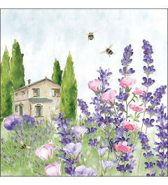 Napkin 33 Lavender meadow FSC Mix