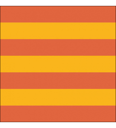 Napkin 33 Block stripe yellow/orange FSC Mix