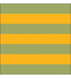 Napkin 33 Block stripe yellow/green FSC Mix