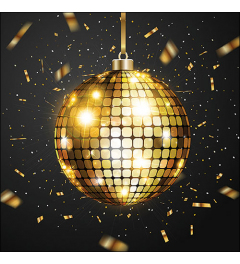 Napkin 33 Disco ball FSC Mix