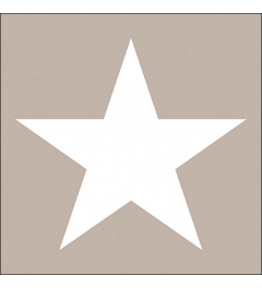 Napkin 33 Star taupe FSC Mix