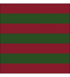 Napkin 33 Block stripe dark green-red FSC Mix