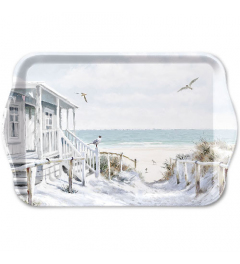 Tray melamine 13x21 cm Beach cabin