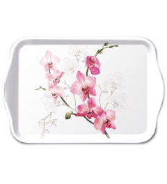 Tray melamine 13x21 cm Orchid