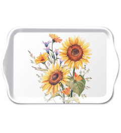 Tray melamine 13x21 cm Sunflowers