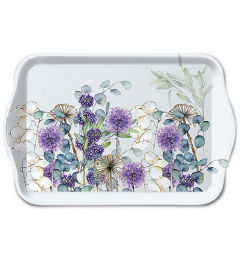 Tray melamine 13x21 cm Lunaria green