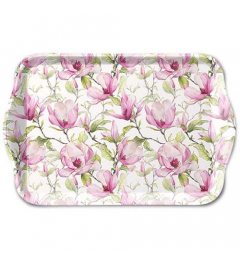 Tray melamine 13x21 cm Blooming magnolia