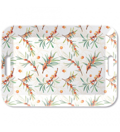 Tray melamine 33x47 cm Sea buckthorn