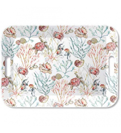 Tray melamine 33x47 cm Sea animals