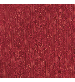 Napkin 40 Elegance dark red FSC Mix