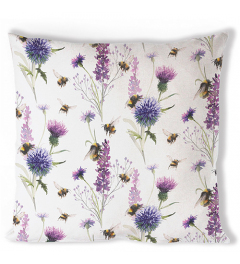 Cushion cover 40x40 cm Bumblebees in the meadow