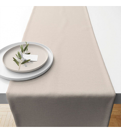 Table runner 40x150 cm Uni moonbeam