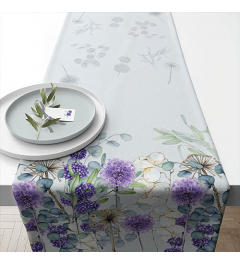 Table runner 40x150 cm Lunaria green