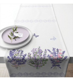 Table runner 40x150 cm Lovely lavender