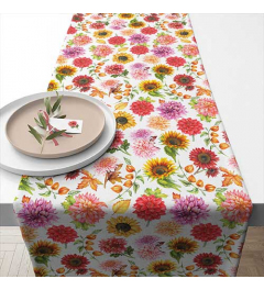 Table runner 40x150 cm Autumn blooming