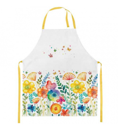 Apron Vibrant spring white