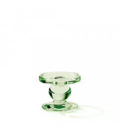 Standing candle holder small green