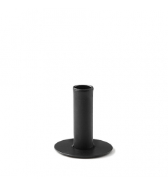 Candle holder Iron black 8x7.5