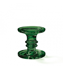 Standing candle holder big dark green