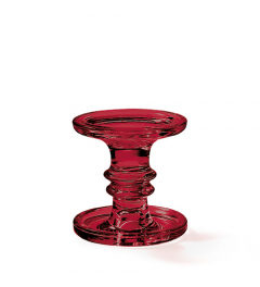 Standing candle holder big red