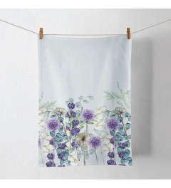 Kitchen towel Lunaria green