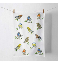 Kitchen towel Bird species white