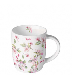 Mug 0.2 L Spring blossom white