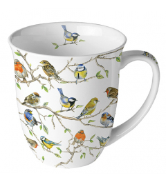 Mug 0.4 L Birds meeting