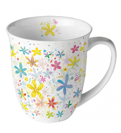 Mug 0.4 L Fancy flowers