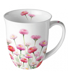 Mug 0.4 L Painted bellis