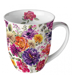 Mug 0.4 L Anne white