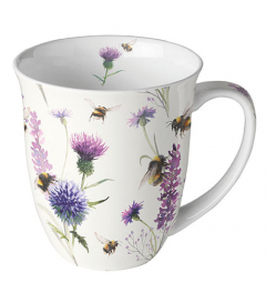 Mug 0.4 L Bumblebees in the meadow