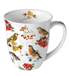 Mug 0.4 L Autumn birds