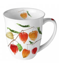 Mug 0.4 L Lampion flower