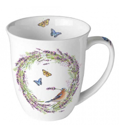 Mug 0.4 L Chaffinch white