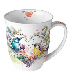 Mug 0.4 L Loving birds