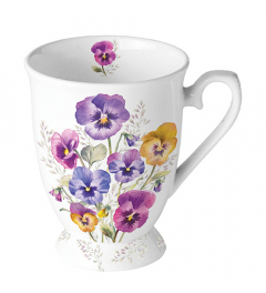 Mug 0.25 L Pansies