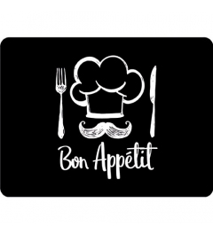 Placemat Chef black