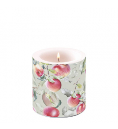 Candle small Fresh apples green