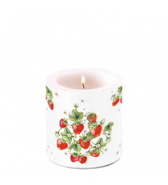 Candle small Bunch of strawberries