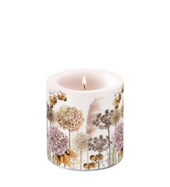 Candle small Dried flowers