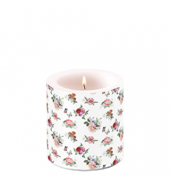 Candle small Charlotte white