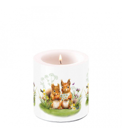 Candle small Little squirrels