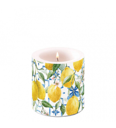 Candle small Mediterranean lemons