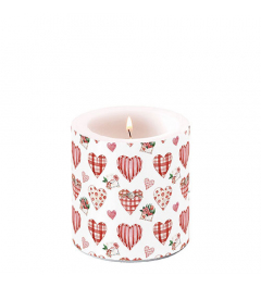 Candle small Lovely hearts