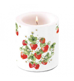 Candle medium Bunch of strawberries