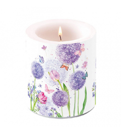 Candle medium Flower beauty