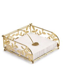 Napkin Holder Branch big gold