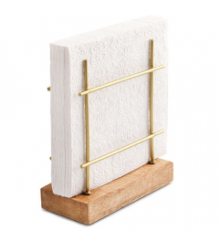 Napkin Holder Standing figure gold