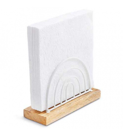 Napkin Holder Bow white